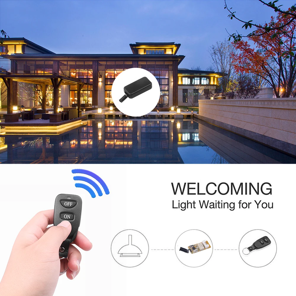 Беспроводной Радиочастотный пульт дистанционного управления 433 МГц 5-12 В