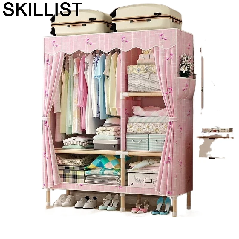 

Per La Casa De Almacenamiento Kleiderschrank Ropero Mobili Armario Tela Bedroom Furniture Mueble Closet Guarda Roupa Wardrobe