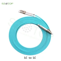 free shipping lcupc lcupc om3 patchcord fiber optic pigtails 10g 30m multi mode duplex 2 0mm fiber patch cable