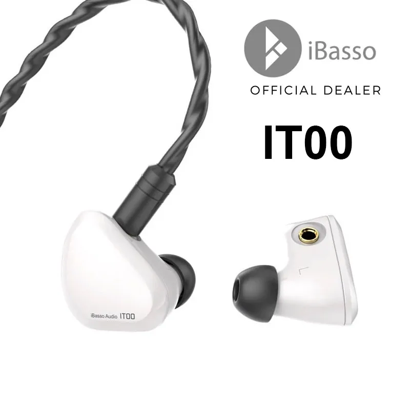 

Наушники-вкладыши IBasso IT00, двойная камера, движущаяся катушка, Графеновый разъем 3,5 мм, наушники-вкладыши, динамический монитор, 2 контакта, 0,78...