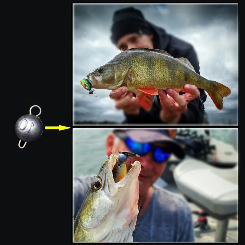 Afishlure 5 шт. в лоте Привести Вес поворотный Чебурашка грузило Jig Head свинцовые s