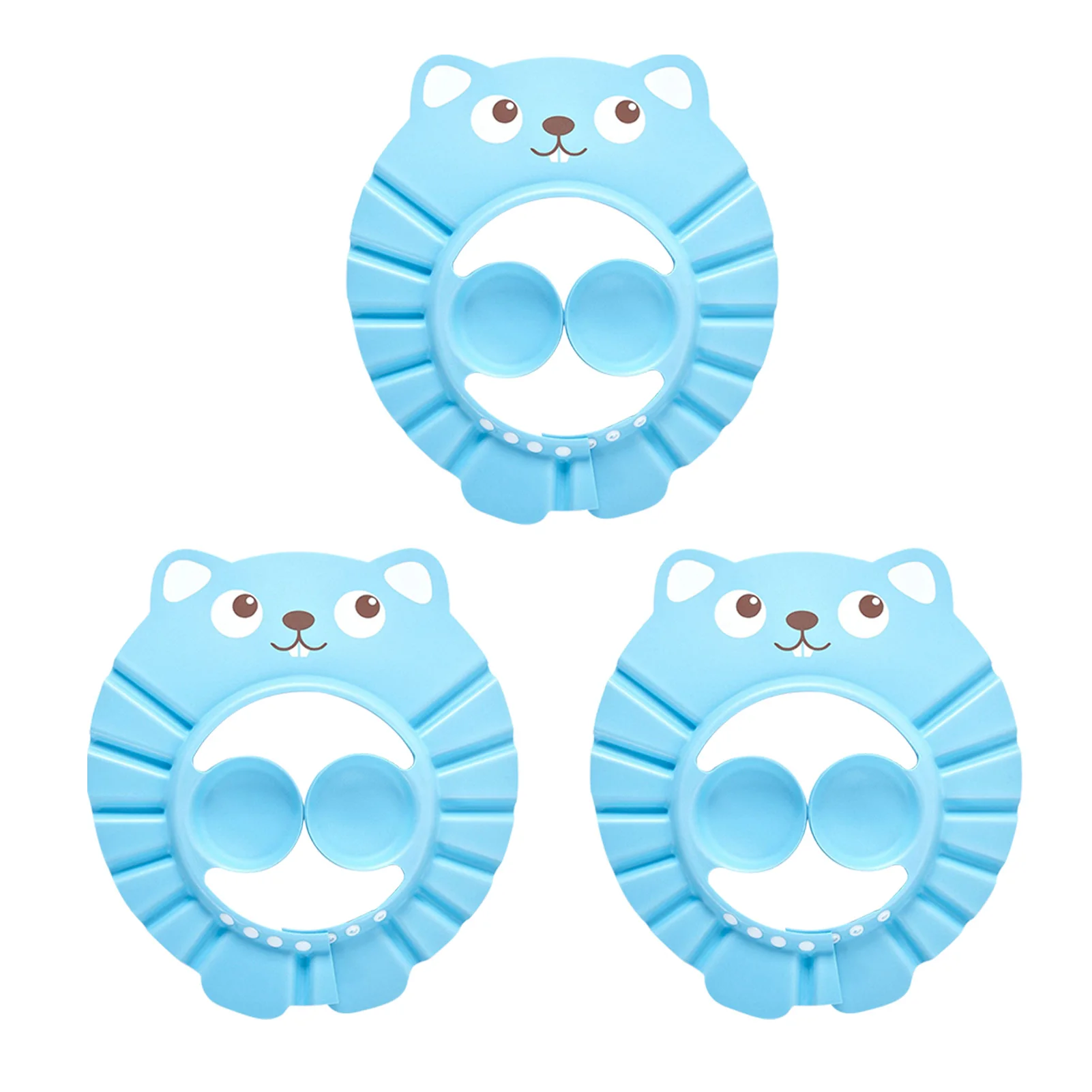 

Шапка для мальчиков и девочек 3 шт., домашняя портативная дорожная шапка для душа для купания, защита ушей, шампунь для начинающих ходить дет...