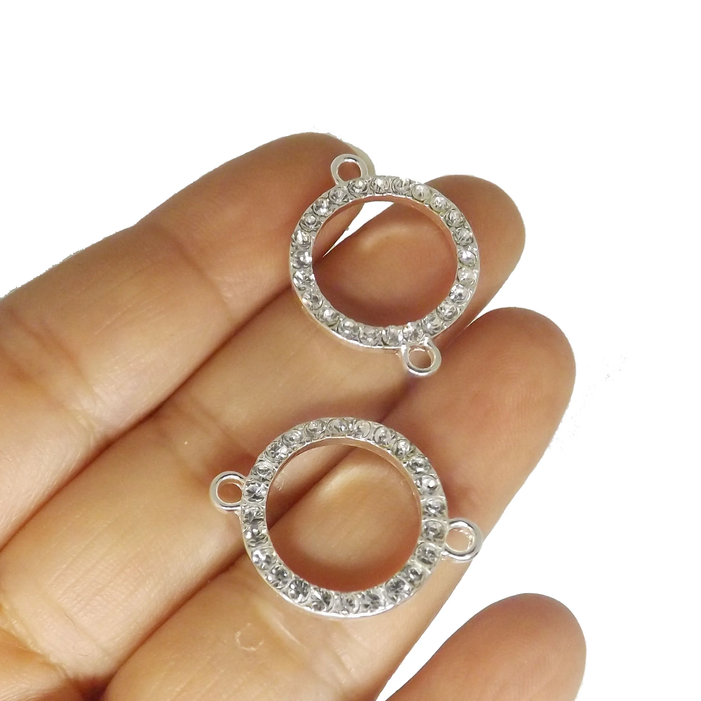 

Круглые соединители Jnoure для ювелирных изделий, браслетов, 17 мм х 17 мм