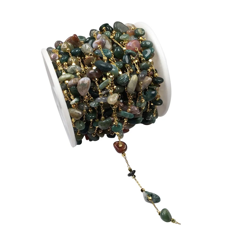 Разноцветные бусины ручной работы цепочки для самостоятельного изготовления