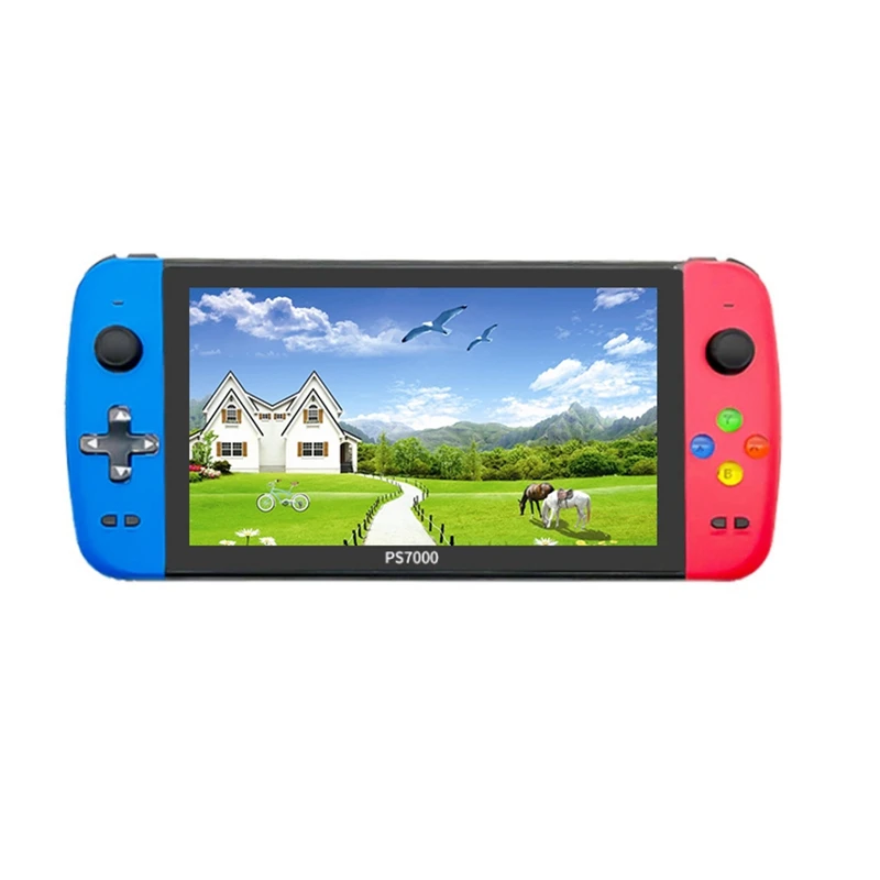 

X2 Handheld Game Console, 7-Inch Double HD Large-Sn Retro Game Console 128-Bit Game Console 32GB