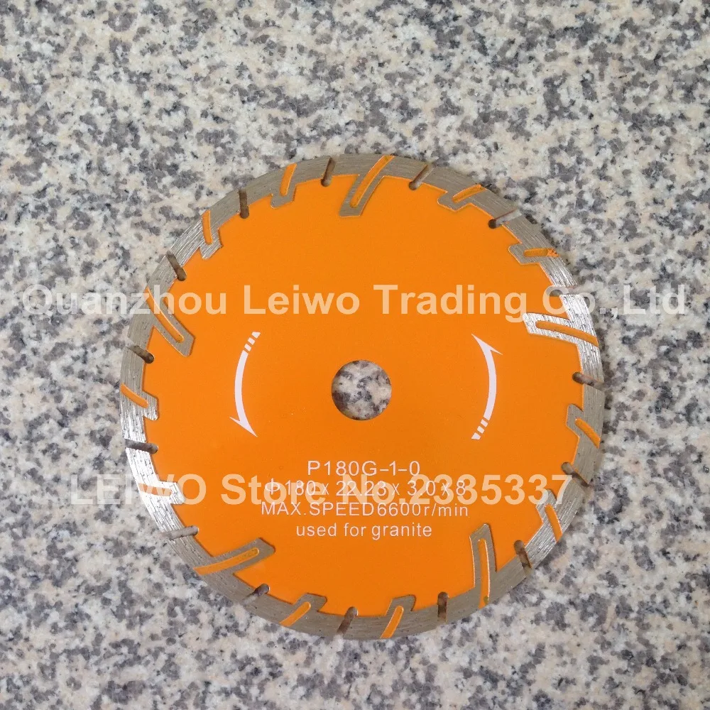 Защитное зубчатое лезвие 7 дюймов (180 мм) турбо алмазный режущий диск для