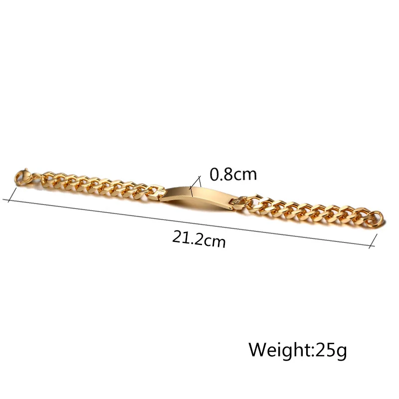 

Korea Design gold filled cuff charm bracelets jewelry for men