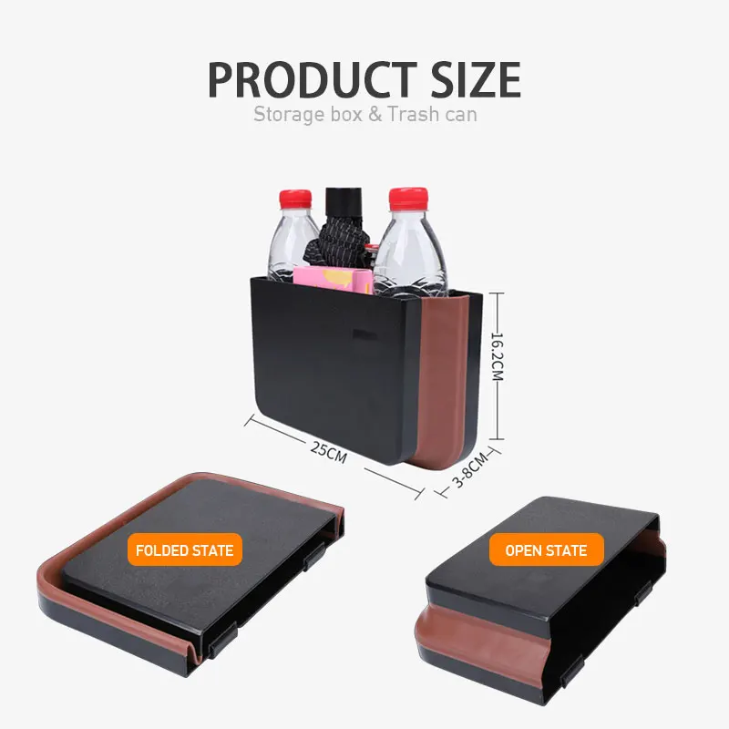 Складной Подвесной контейнер для мусора на заднее сиденье автомобиля мусорный