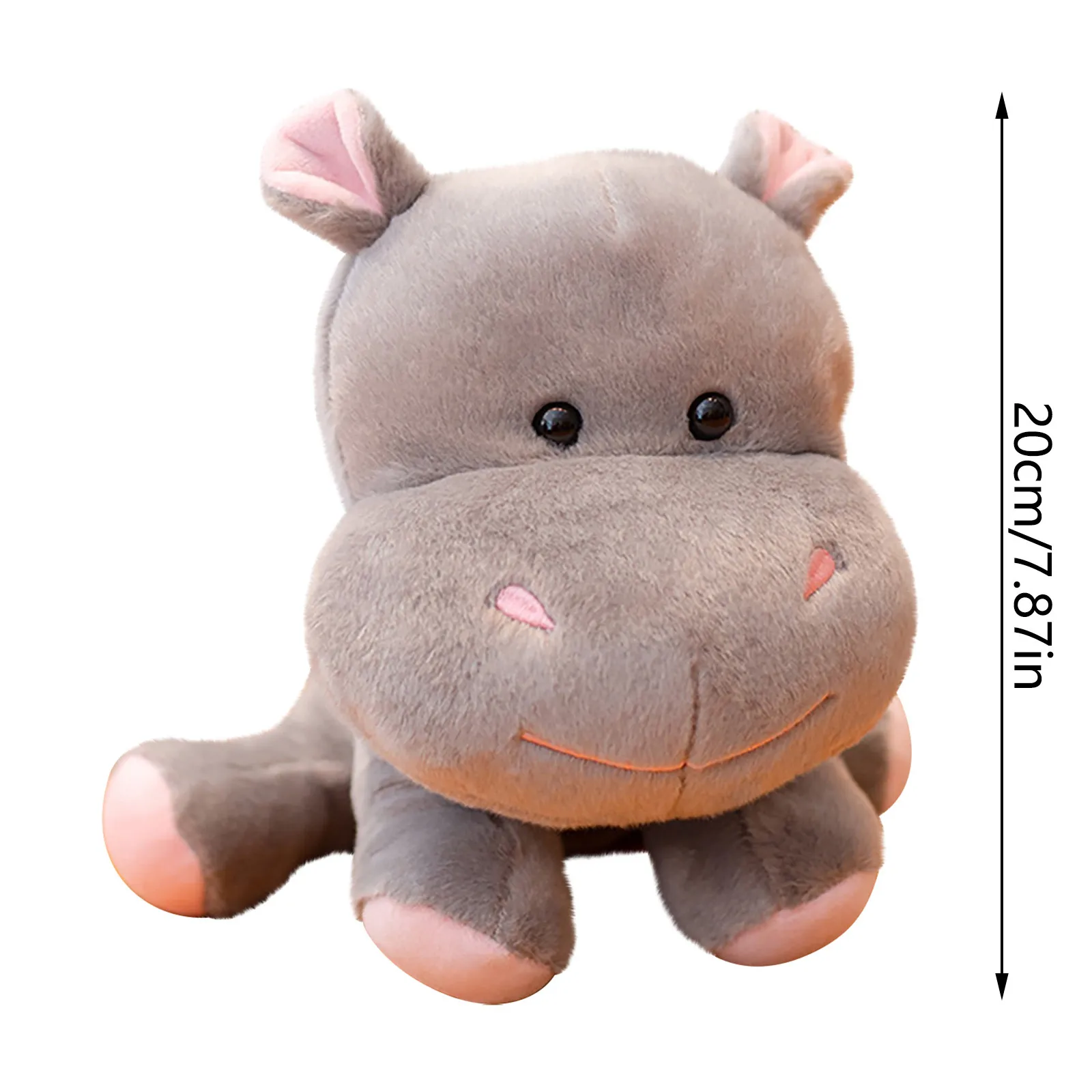 

Hippo Kawaii Lovely ToyCreative Novel Plush Animal Doll Soft Appease Animal Imitating Cute Plush Toys Gift Zabawki Dla Dzieci