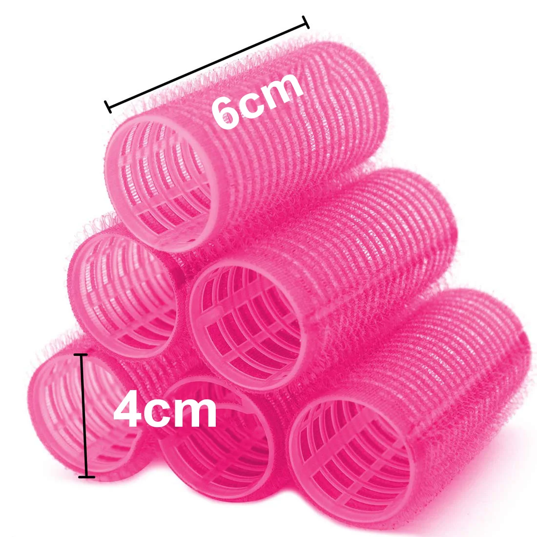 

Lots Plastic Hair Rollers Self Grip Curlers Hair Bang Roll Salon Hair Styling Tools Girls Hair DIY Accessories