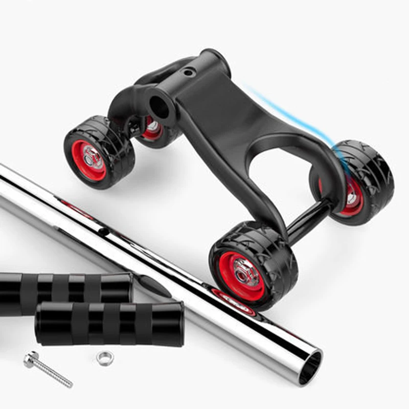 Четыре колеса AB абдоминальное колесо фитнес Талия живот упражнения