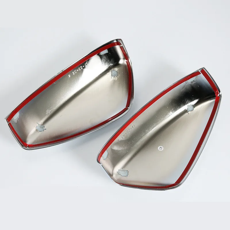 2 шт. левое и правое ABS хромированное яркое серебряное зеркало заднего вида