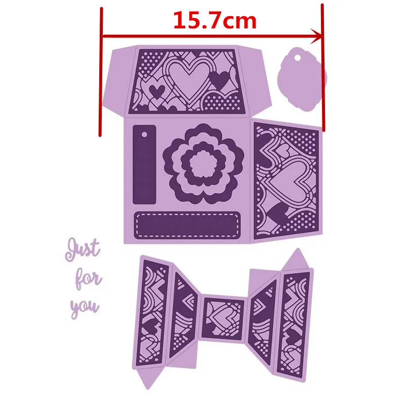 Металлические режущие штампы для скрапбукинга и изготовления карт бумажные