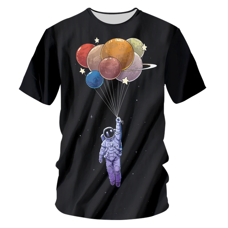 Летняя Новинка Европейский/американский размер 3D космический астронавт