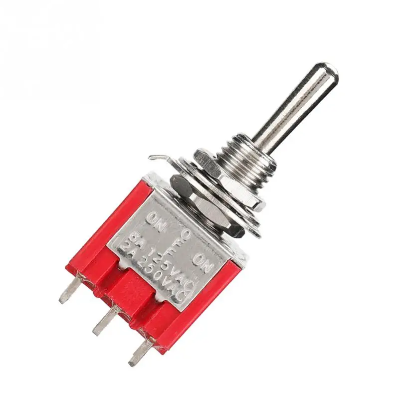 5 шт. MTS 303 2A/250VAC 5A/125VAC Мини тумблер 3PDT 9 Pin3 положение ВКЛ ВЫКЛ на клапан|Выключатели|