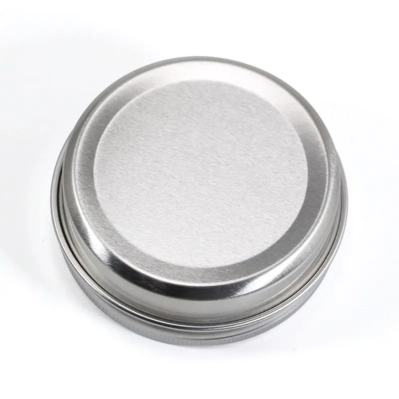 18 шт. пустые алюминиевые жестяные банки 60 г косметические контейнеры серебряные