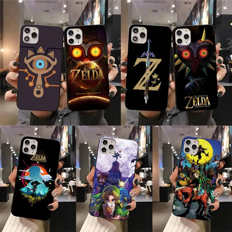 Game Majora's Mask Phone Case For iphone 13 12 11 Pro Mini XS Max 8 7 Plus X SE 2020 XR cover | Mobile Cases &amp Covers
