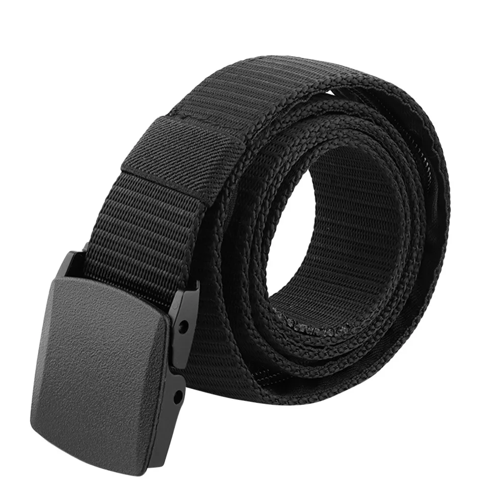 Men Women Automatic Fashion Nylon Belt Buckle FansTravel Security Money Hidden Pocket Cashsafe Anti-Theft Wallet |