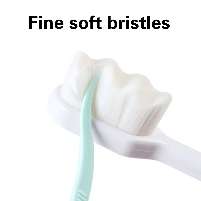Зубная щетка с мягкой щетиной антибактериальное волокно волос Abs зубная из