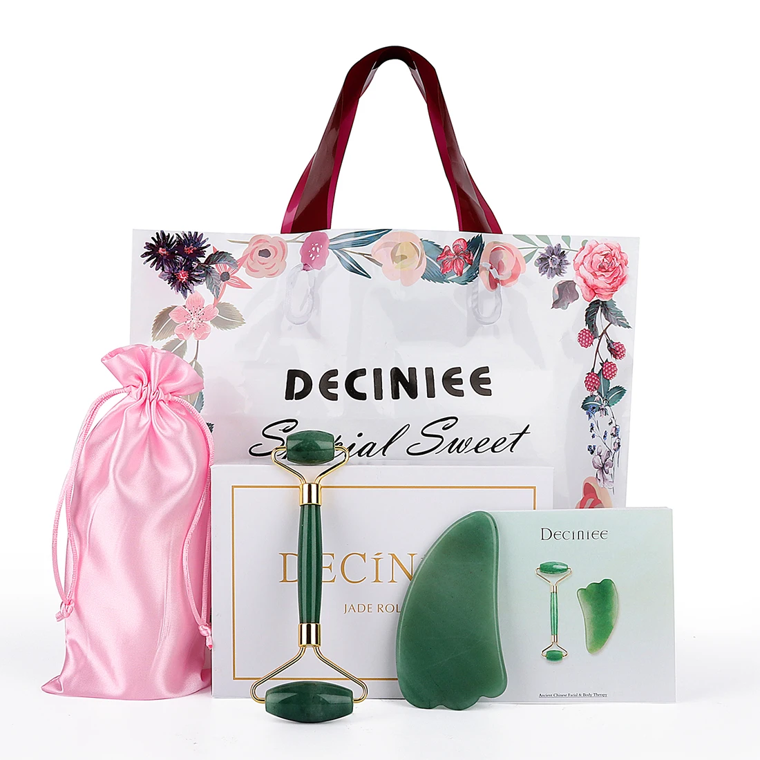 

Новый ролик для массажа лица гуаша, доска с двойными головками, Нефритовый камень, подтяжка лица, расслабление кожи, похудение, красота, шея, ...