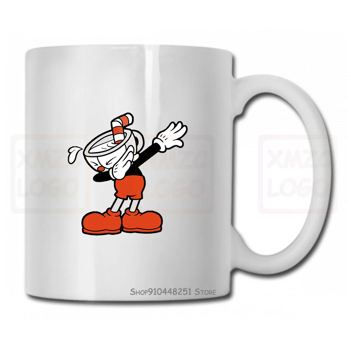 Cuphead Dab кружка чашка Mugman для мужчин Dabbing Meme женщин и мужчин|Кружки| |