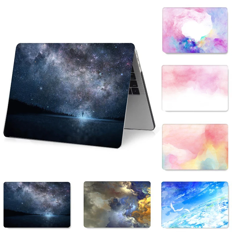Жесткий ПВХ чехол для ноутбука MacBook retina Air Pro 11 12 13 15 дюймов с сенсорной панелью противоударный Сменный Чехол