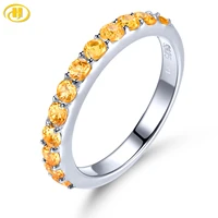 natural spasstite orange garnet sterling silver womens ring 1 23 carats genuine gemstone simple style s925 jewelry anniversary