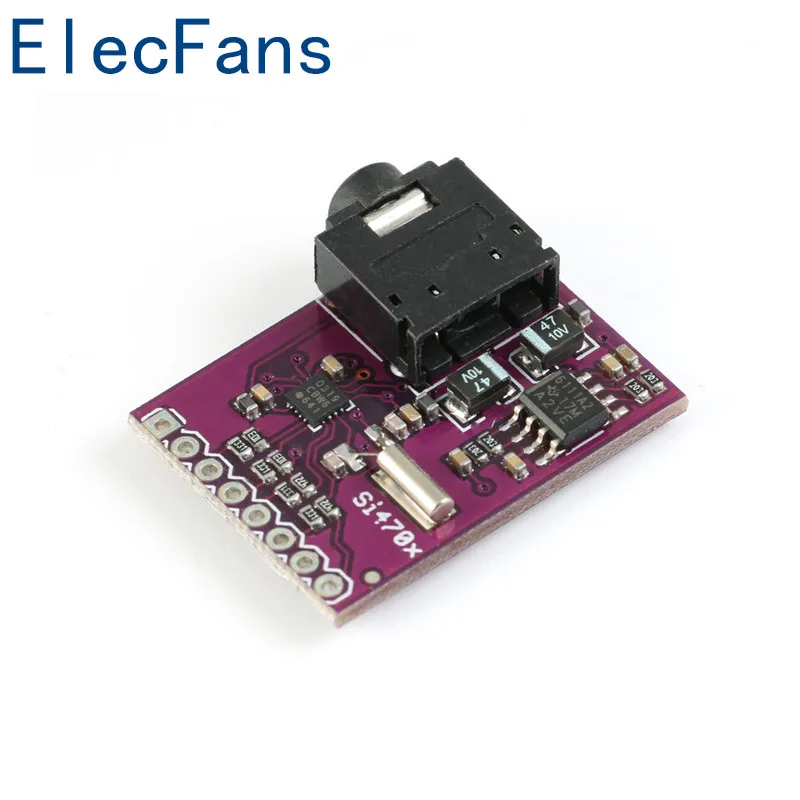 FM тюнер Si4703 макетная плата с 3 5 мм разъемом для наушников|Интегральные схемы| |