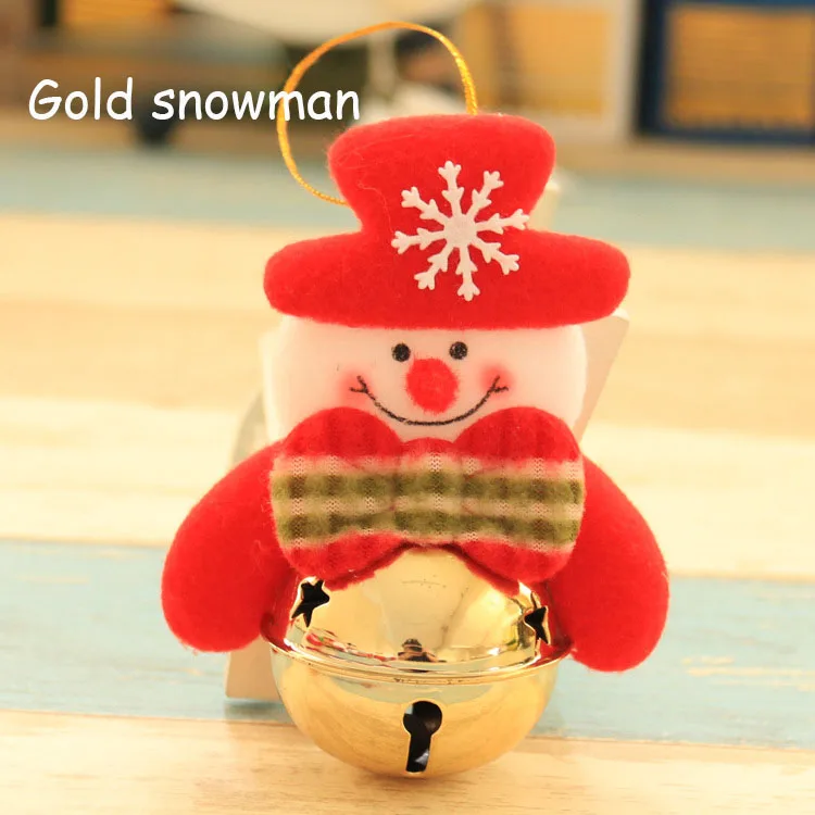 Рождественский декоративный колокольчик кулоны игрушка снаружи Рождественская