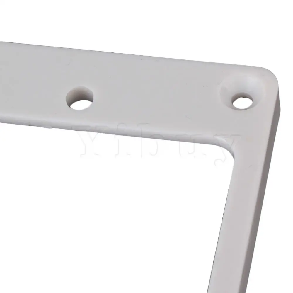 Yibuy 2 шт. 90x45 мм белая плоская Нижняя рамка для электрогитары|humbucker pickup|pickup mounting