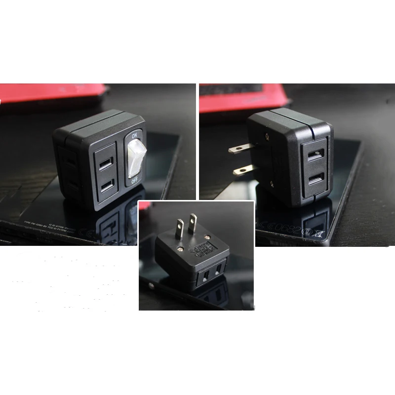 2 шт. переходник для японского стандарта 10 А 110 220 В|Адаптеры розеток| |