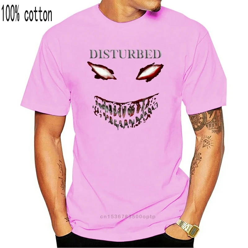 

New Disturbed Scary Face Full Color T-Shirt All Sizes 2021