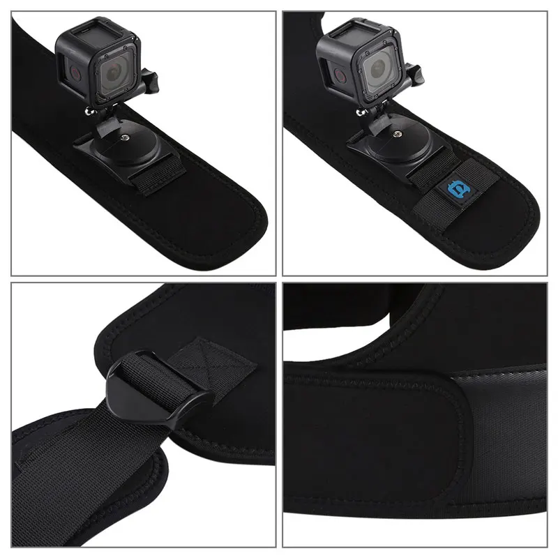 2-in-1 Dual&ampSingle Shoulder Strap Adjustable Chest Belt Mount Adapter For GoPro HERO8 Black 7/6/5 DJI OSMO Action Xiaoyi Cameras |