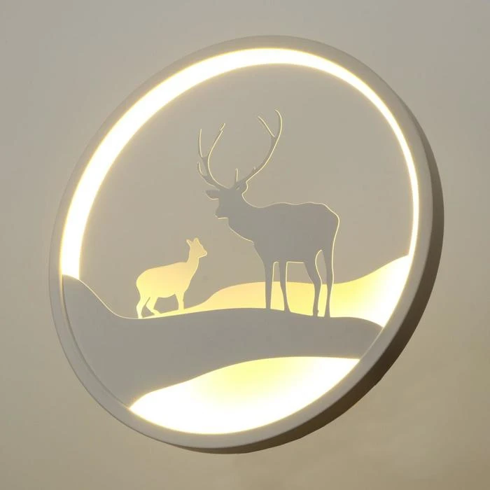 Бра LED 19Вт 3000/4000К 24х24 см белый 29х29м | Лампы и освещение