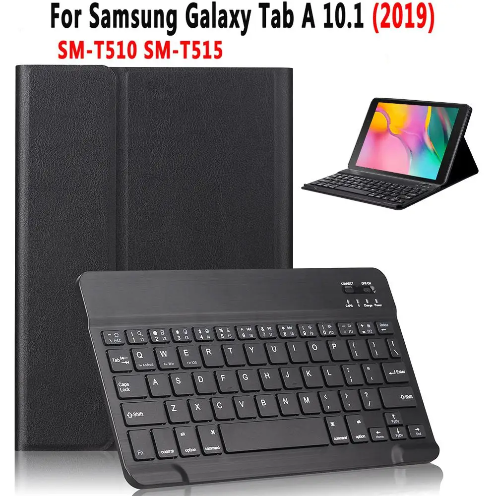 Bluetooth клавиатура для Samsung Galaxy Tab A 10 1 дюймов 2020 SM-T510/T515 цветная подсветка