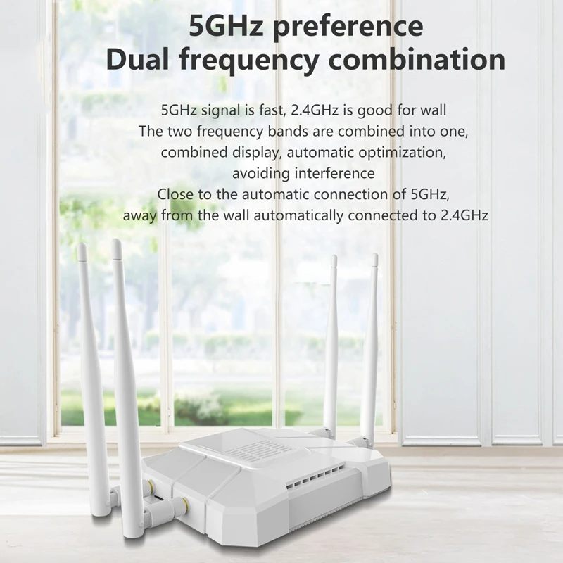 Wiflyer WG155 высокомощный супер широкий охват 2 4G & 5G двухдиапазонный 1200 Мбит/с