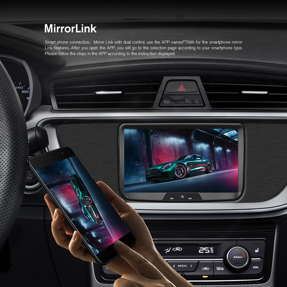 Автомагнитола AMPrime автомагнитола с сенсорным экраном 8 дюймов Android 1 GPS MP5