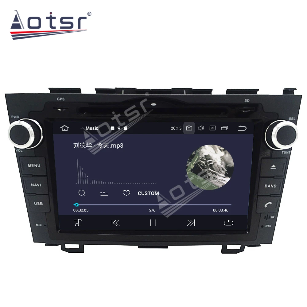 Автомобильный мультимедийный плеер Android 10 0 4 Гб + 64 ГБ DVD-плеер GPS-навигация для Honda