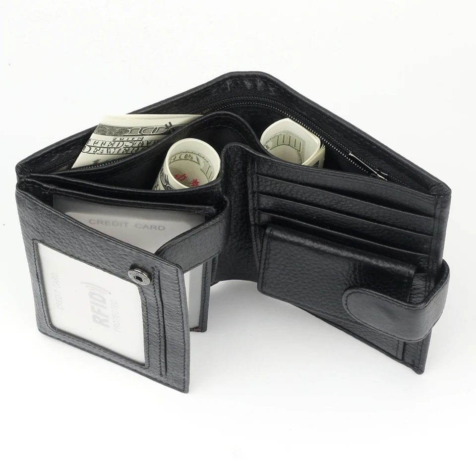 Обложка для паспорта мужская из натуральной кожи футляр и кредитных карт с