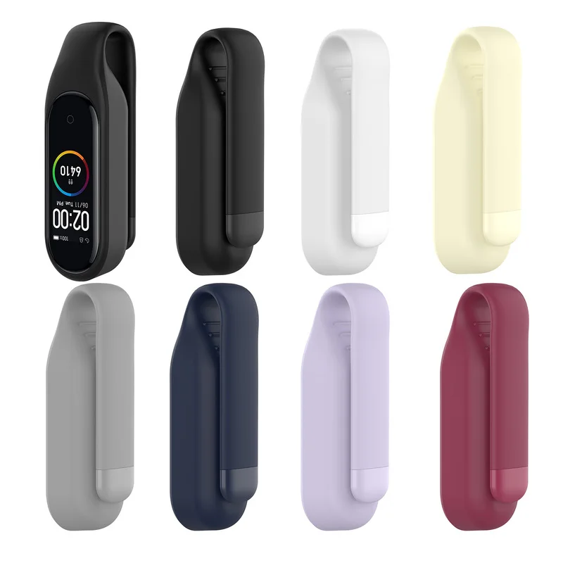 Универсальные стальные зажимы для смарт-браслета Xiaomi Mi Band 4 сменные застежки