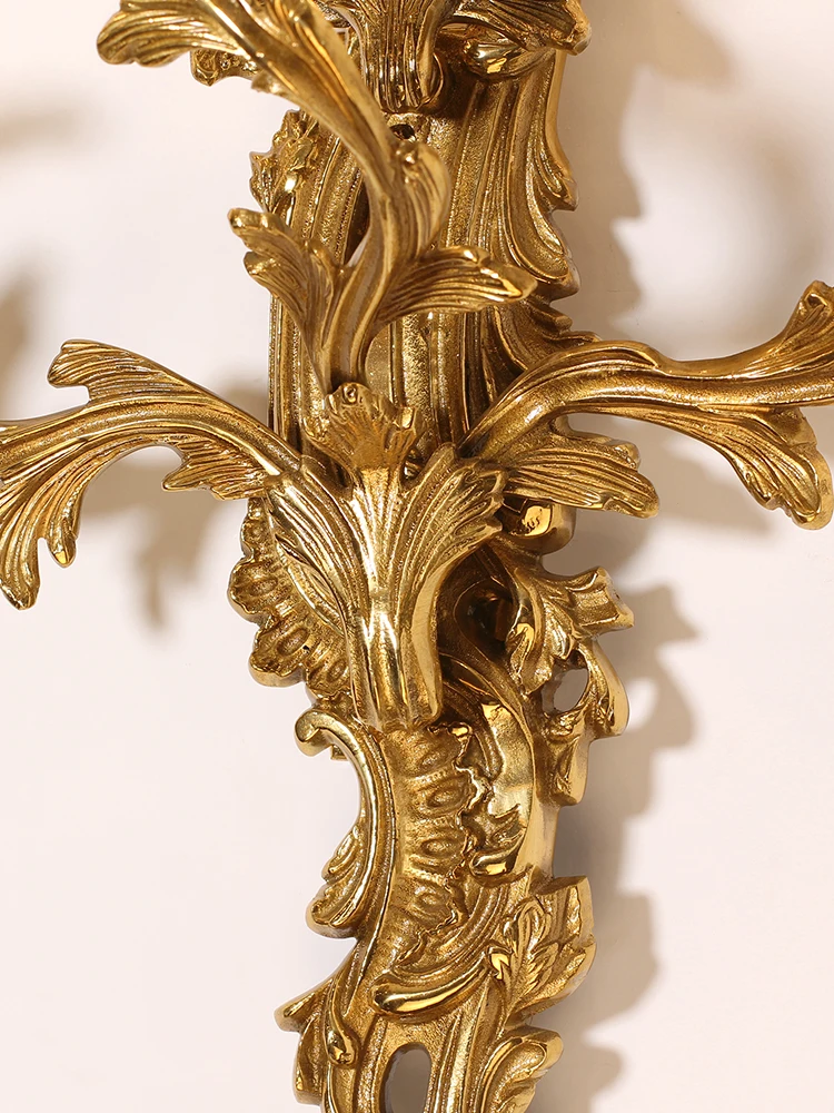 5 стрелок золотые светодиодные свечи настенные светильники Светильник ing Бар