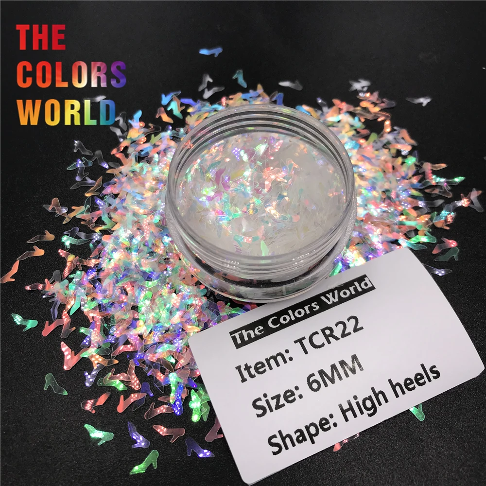 

TCT-491 High-Heeled Shoes Nail Glitter Nail Art Decoration uas FUNKELN Nails Accessories DIY Festival Party Supplier