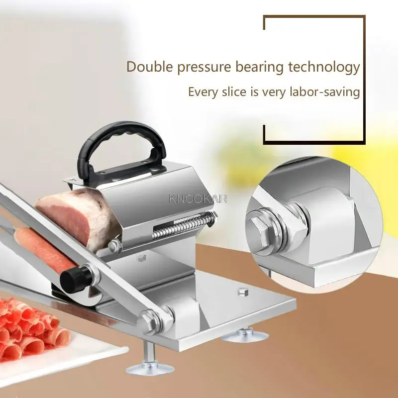 Ломтерезка для мяса нарезки автоматическая доставка Настольная Легкая резка