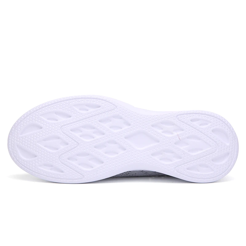 Holfredterse Summer Womens Flat Loafers Shoes Female Walking Sneakers Shoes Knitting Mesh Slip on Casual Shoes Plus Size 41 H979