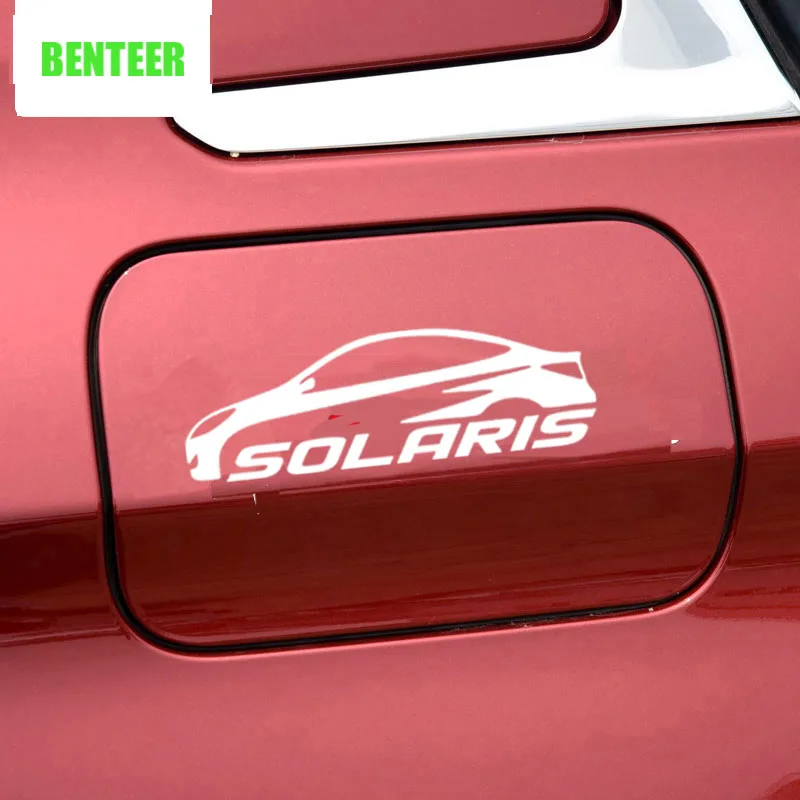 

car oil tank sticker for hyundai Solaris