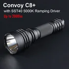 Фонарь Convoy C8 Plus, светодиодный, 5000 К