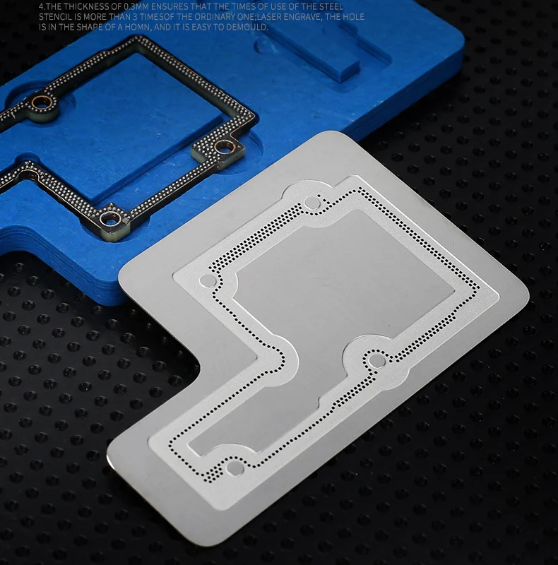 Механик для iPhone X/XS/XR/XS MAX 3D набор трафаретов для пайки BGA материнская плата средний слой посадки олова шаблон пайки