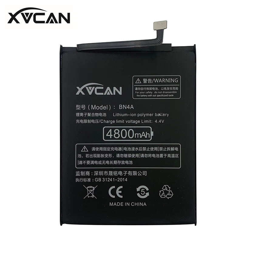 original xvcan bn4a 4800mah battery for xiaomi redmi note 7 note7 pro 7pro note7pro high capacity phone replacement batteria free global shipping