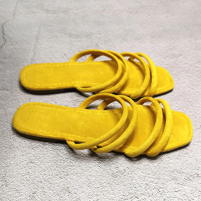 2020 летние пляжные шлепанцы Женские Милые Повседневные тапочки Удобные флоковые