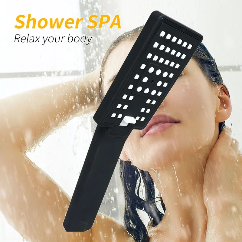 Bathroom Shower Faucet Set Matte Black Rain Bath Wall Mounted Bathtub Hot And Cold Systems Mixer Tap | Обустройство дома